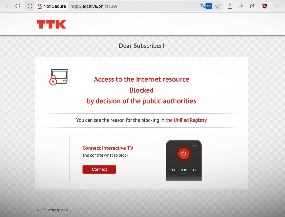 Rusya'da Kritik Bir Karar: Paywall Kaldırma Sitesi Archive.today Erişime Engellendi