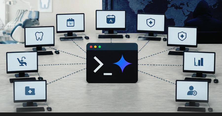 Rusça Konuşan Siber Suçlu, Google AI ile 8 Diş Kliniği Bilgisayarını Kontrol Altına Aldı