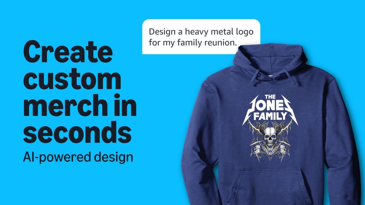 Amazon’dan AI Destekli Kişiselleştirilmiş Ürün Tasarımı: T-Shirt, Kapüşonlu Süveter ve Bardaklarda Kendinizi Ifade Edin
