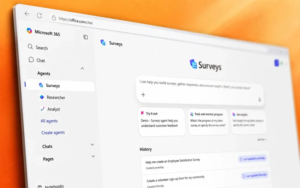 Microsoft 365 Copilot Surveys Agent'ın Kullanımdan Kaldırılması ve Microsoft Forms Entegrasyonu