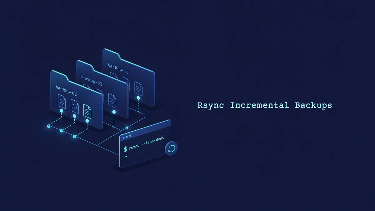 rsync ile Artımlı Yedeklemeler: --link-dest Seçeneği Kullanımı