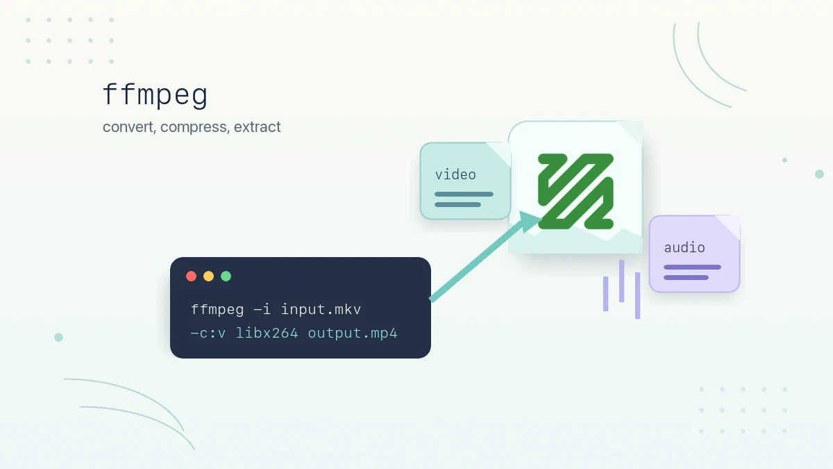 Linux'ta ffmpeg: Video ve Ses Dosyalarını Dönüştürme, Sıkıştırma ve Çıkarma