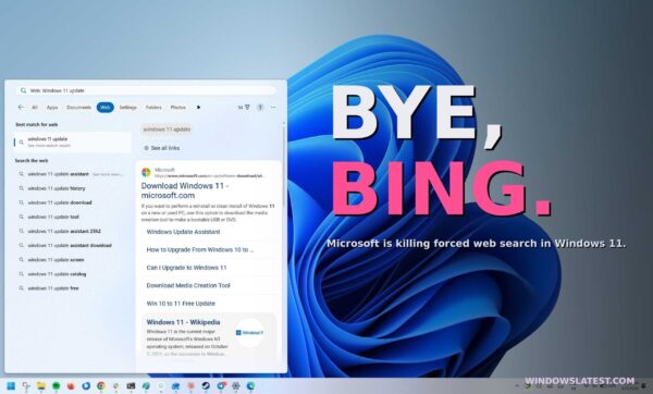 Windows 11'de Bing ve Microsoft Store Arama Desteğinin Devre Dışı Bırakılması