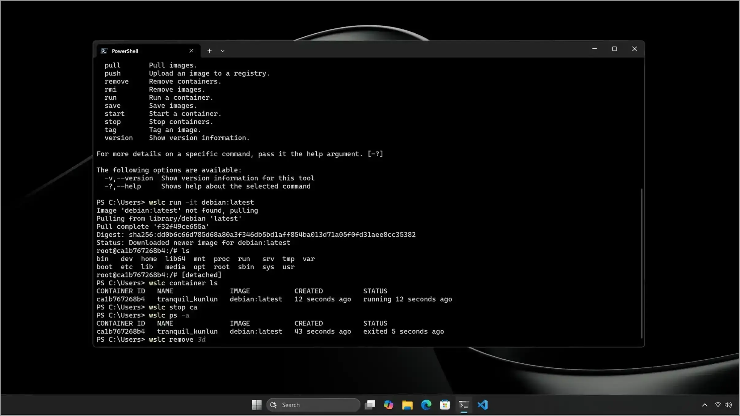 WSL Container: Windows'a Entegre Linux Konteynerleri